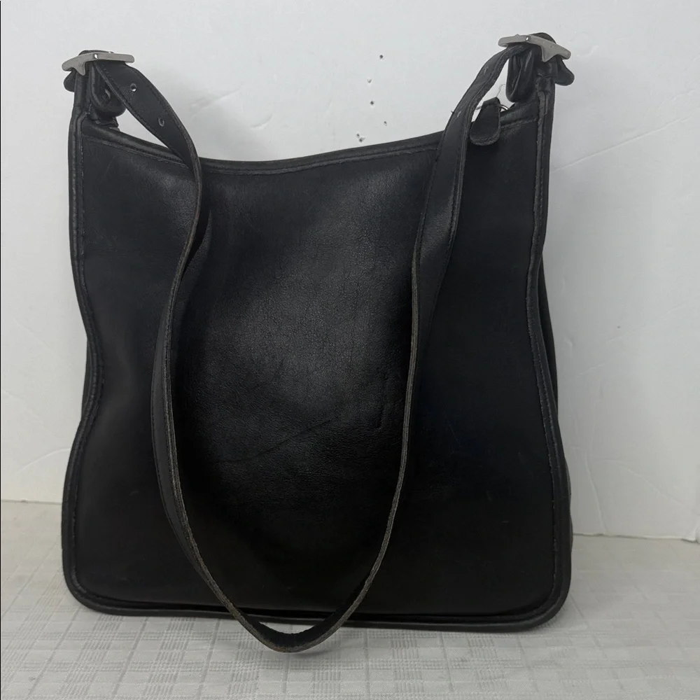 Coach Vintage 9073 Andrea Bucket Bag genuine Leather Shoulder Purse
